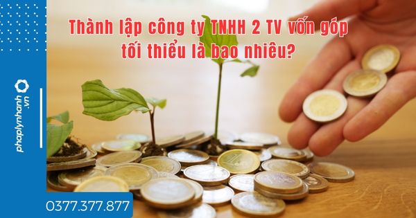 Thành lập công ty TNHH 2 TV vốn góp tối thiểu là bao nhiêu? 1 Thành lập công ty TNHH 2 TV vốn góp tối thiểu là bao nhiêu - tư vấn hỗ trợ pháp lý nhanh