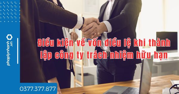 Thành lập công ty trách nhiệm hữu hạn điều kiện về vốn điều lệ là gì? 1 Thành lập công ty trách nhiệm hữu hạn điều kiện về vốn điều lệ là gì - tư vấn hỗ trợ pháp lý nhanh