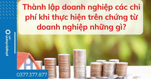 Thành lập doanh nghiệp các chi phí khi thực hiện trên chứng từ doanh nghiệp những gì? 1 Thành lập doanh nghiệp các chi phí khi thực hiện trên chứng từ doanh nghiệp những gì - tư vấn hỗ trợ pháp lý nhanh