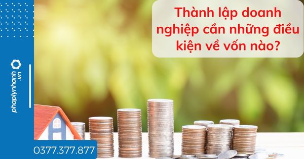 Thành lập doanh nghiệp cần những điều kiện về vốn nào? 1 Thành lập doanh nghiệp cần những điều kiện về vốn nào - tư vấn hỗ trợ pháp lý nhanh