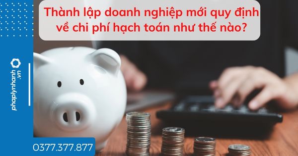 Thành lập doanh nghiệp mới quy định về chi phí hạch toán như thế nào? 1 Thành lập doanh nghiệp mới quy định về chi phí hạch toán như thế nào - tư vấn hỗ trợ pháp lý nhanh