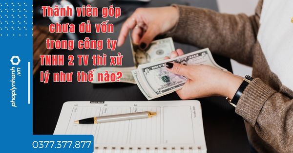 Thành viên góp chưa đủ vốn trong công ty TNHH 2 TV thì xử lý như thế nào - tư vấn hỗ trợ pháp lý nhanh