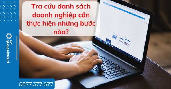 Tra cứu danh sách doanh nghiệp cần thực hiện những bước nào? 1 Tra cứu danh sách doanh nghiệp cần thực hiện những bước nào - tư vấn hỗ trợ pháp lý nhanh