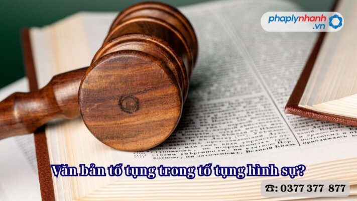 Văn bản tố tụng trong tố tụng hình sự? 2 Văn bản tố tụng trong tố tụng hình sự - Tư vấn, hỗ trợ pháp lý nhanh