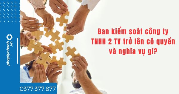 Ban kiểm soát công ty TNHH 2 TV trở lên có quyền và nghĩa vụ gì? 1 Ban kiểm soát công ty TNHH 2 TV trở lên có quyền và nghĩa vụ gì - tư vấn hỗ trợ pháp lý nhanh