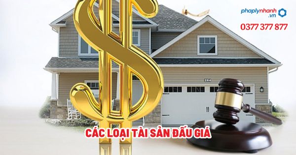 Các loại tài sản đấu giá? 1 Các loại tài sản đấu giá - Tư vấn, hỗ trợ pháp lý nhanh