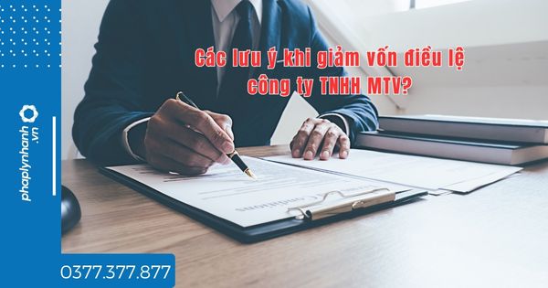 Các lưu ý khi giảm vốn điều lệ công ty TNHH MTV? 1 Các lưu ý khi giảm vốn điều lệ công ty TNHH MTV - tư vấn hỗ trợ pháp lý nhanh
