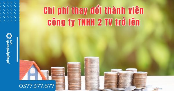 Chi phí thay đổi thành viên công ty TNHH 2 TV trở lên bao nhiêu? 1 Chi phí thay đổi thành viên công ty TNHH 2 TV trở lên bao nhiêu - tư vấn hỗ trợ pháp lý nhanh