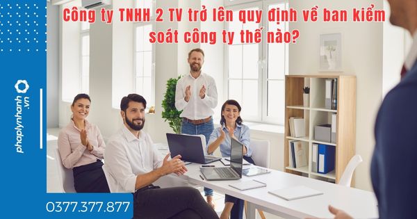 Công ty TNHH 2 TV trở lên quy định về ban kiểm soát công ty thế nào? 1 Công ty TNHH 2 TV trở lên quy định về ban kiểm soát công ty thế nào - tư vấn hỗ trợ pháp lý nha