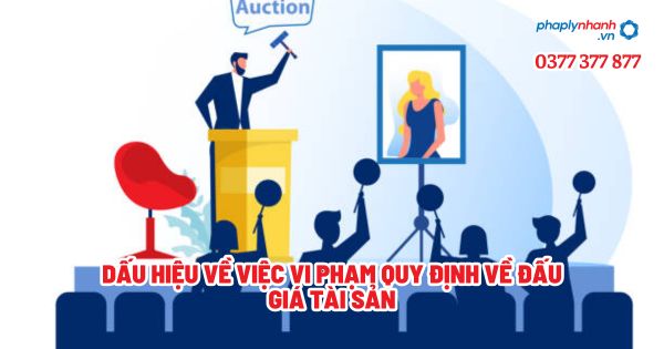 Dấu hiệu về việc vi phạm quy định về đấu giá tài sản - Tư vấn, hỗ trợ pháp lý nhanh