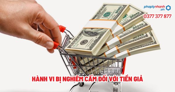 Những hành vi bị nghiêm cấm đối với tiền giả? 1 Hành vi bị nghiêm cấm đối với tiền giả - Tư vấn, hỗ trợ pháp lý nhanh