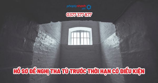 Hồ sơ đề nghị tha tù trước thời hạn có điều kiện? 1 Hồ sơ đề nghị tha tù trước thời hạn có điều kiện - Tư vấn, hỗ trợ pháp lý nhanh