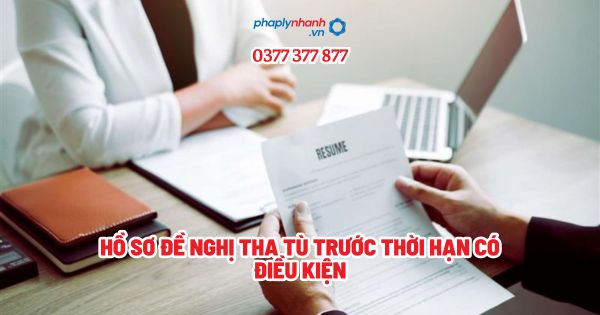Hồ sơ đề nghị tha tù trước thời hạn có điều kiện? 3 Hồ sơ đề nghị tha tù trước thời hạn có điều kiện - Tư vấn, hỗ trợ pháp lý nhanh