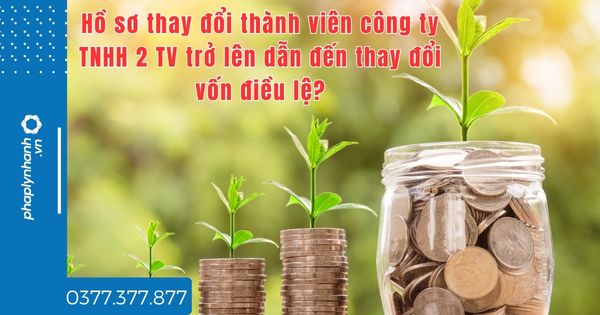 Hồ sơ thay đổi thành viên công ty TNHH 2 TV trở lên dẫn đến thay đổi vốn điều lệ? 1 Hồ sơ thay đổi thành viên công ty TNHH 2 TV trở lên dẫn đến thay đổi vốn điều lệ - tư vấn hỗ trợ pháp lý nhanh