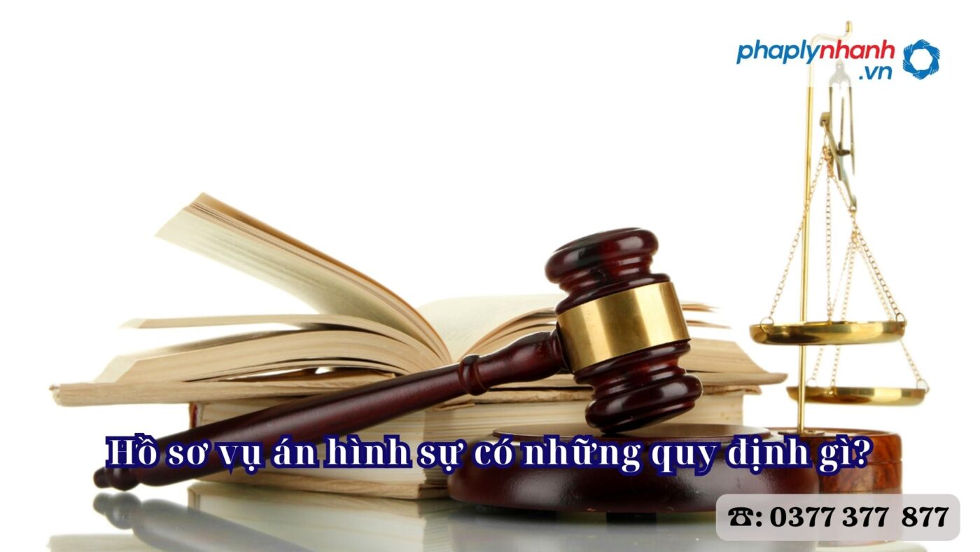 Hồ sơ vụ án hình sự có những quy định gì? 4 Hồ sơ vụ án hình sự có những quy định gì - Tư vấn, hỗ trợ pháp lý nhanh