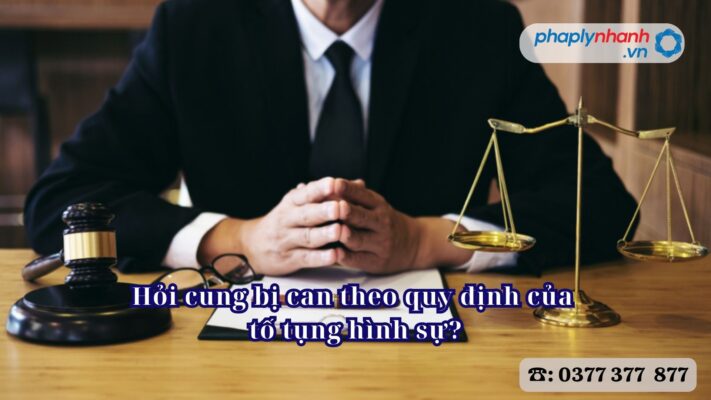 Hỏi cung bị can theo quy định của tố tụng hình sự? 1 Hỏi cung bị can theo quy định của tố tụng hình sự - Tư vấn, hỗ trợ pháp lý nhanh