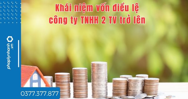 Khái niệm vốn điều lệ công ty TNHH 2 TV trở lên? 1 Khái niệm vốn điều lệ công ty TNHH 2 TV trở lên - tư vấn hỗ trợ pháp lý nhanh