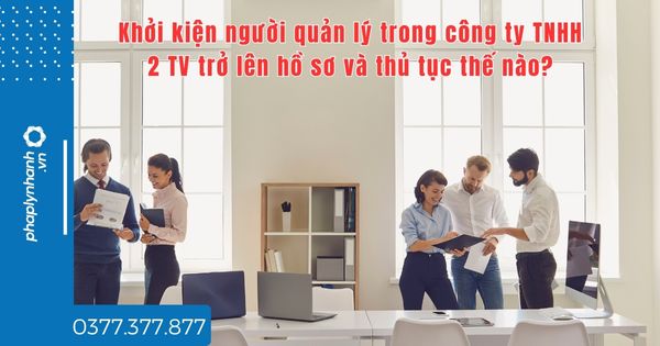 Khởi kiện người quản lý trong công ty TNHH 2 TV trở lên hồ sơ và thủ tục thế nào? 1 Khởi kiện người quản lý trong công ty TNHH 2 TV trở lên hồ sơ và thủ tục thế nào - tư vấn hỗ trợ pháp lý nhanh