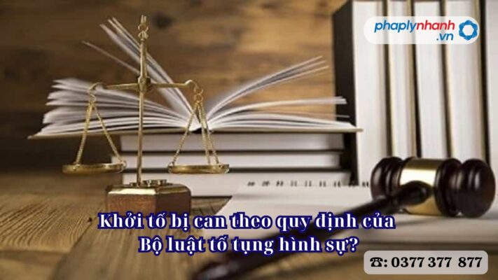 Khởi tố bị can theo quy định của Bộ luật tố tụng hình sự? 1 Khởi tố bị can theo quy định của Bộ luật tố tụng hình sự - Tư vấn, hỗ trợ pháp lý nhanh