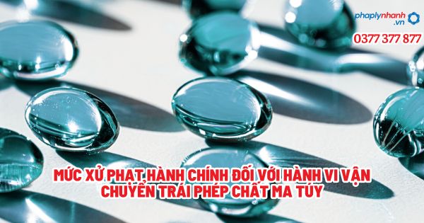 Mức xử phạt hành chính đối với hành vi vận chuyển trái phép chất ma túy? 1 Mức xử phạt hành chính đối với hành vi vận chuyển trái phép chất ma túy - Tư vấn, hỗ trợ pháp lý nhanh