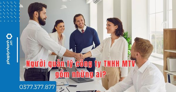 Người quản lý công ty TNHH MTV gồm những ai - tư vấn hỗ trợ pháp lý nhanh