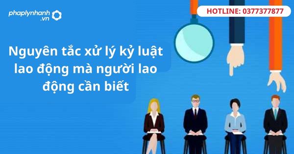 Nguyên tắc xử lý kỷ luật lao động mà người lao động cần biết 1 Nguyên tắc xử lý kỷ luật lao động mà người lao động cần biết