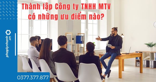 Thành lập Công ty TNHH MTV có những ưu điểm nào? 1 Thành lập Công ty TNHH MTV có những ưu điểm nào - tư vấn hỗ trợ pháp lý nhanh