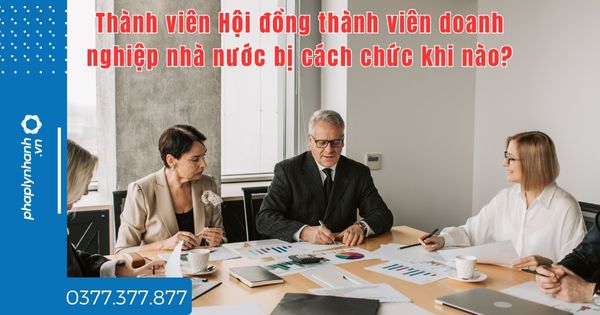 Thành viên Hội đồng thành viên doanh nghiệp nhà nước bị cách chức khi nào? 1 Thành viên Hội đồng thành viên doanh nghiệp nhà nước bị cách chức khi nào - tư vấn hỗ trợ pháp lý nhanh