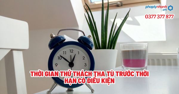 Thời gian thử thách tha tù trước thời hạn có điều kiện? 1 Thời gian thử thách tha tù trước thời hạn có điều kiện - Tư vấn, hỗ trợ pháp lý nhanh