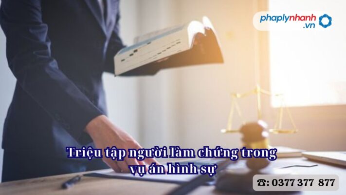 Triệu tập người làm chứng trong vụ án hình sự 2 Triệu tập người làm chứng trong vụ án hình sự - Tư vấn, hỗ trợ pháp lý nhanh
