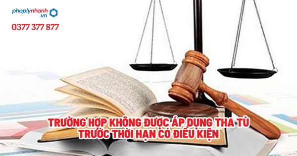 Trường hợp không được áp dụng tha tù trước thời hạn có điều kiện? 14 Trường hợp không được áp dụng tha tù trước thời hạn có điều kiện - Tư vấn, hỗ trợ pháp lý nhanh