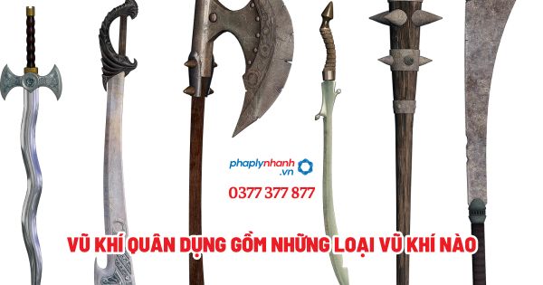 Vũ khí quân dụng gồm những loại vũ khí nào? 1 Vũ khí quân dụng gồm những loại vũ khí nào - Tư vấn, hỗ trợ pháp lý nhanh