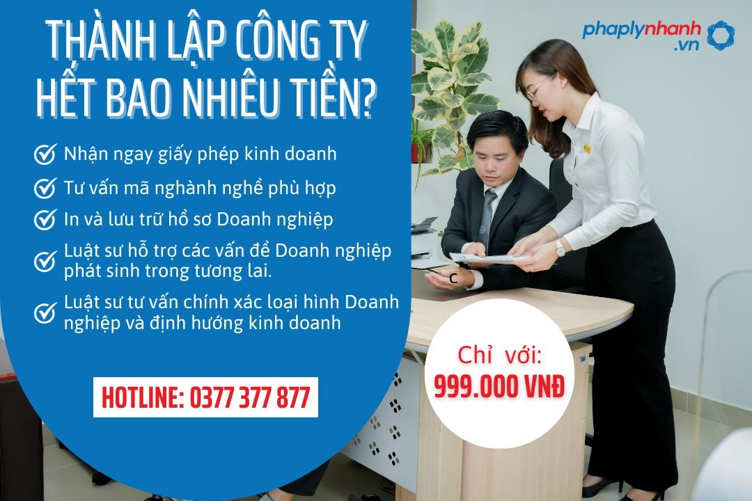 Thành lập công ty hết bao nhiêu tiền | Thành lập Doanh nghiệp tại Phường Võ Thị Sáu 1 Thành lập công ty hết bao nhiêu tiền - Hỗ trợ, tư vấn pháp lý nhanh