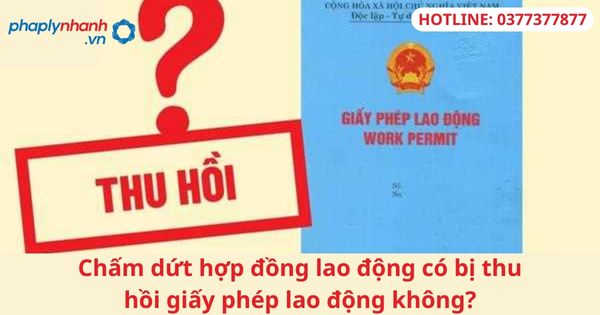 Chấm dứt hợp đồng lao động có bị thu hồi giấy phép lao động không? 1 Chấm dứt hợp đồng lao động có bị thu hồi giấy phép lao động không?