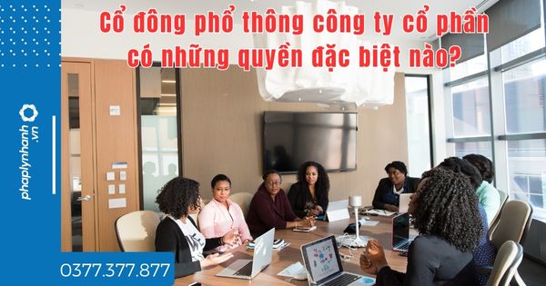 Cổ đông phổ thông công ty cổ phần có những quyền đặc biệt nào? 1 Cổ đông phổ thông công ty cổ phần có những quyền đặc biệt nào - tư vấn hỗ trợ pháp lý nhanh