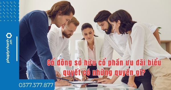 Cổ đông sở hữu cổ phần ưu đãi biểu quyết có những quyền gì? 1 Cổ đông sở hữu cổ phần ưu đãi biểu quyết có những quyền gì - tư vấn hỗ trợ pháp lý nhanh