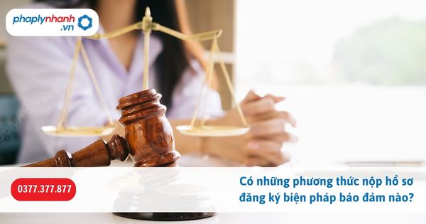 Có những phương thức nộp hồ sơ đăng ký biện pháp bảo đảm nào? 11 Có những phương thức nộp hồ sơ đăng ký biện pháp bảo đảm nào-Hỗ trợ, tư vấn pháp lý nhanh
