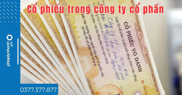Cổ phiếu trong công ty cổ phần là gì? 1 Cổ phiếu trong công ty cổ phần - tư vấn hỗ trợ pháp lý nhanh