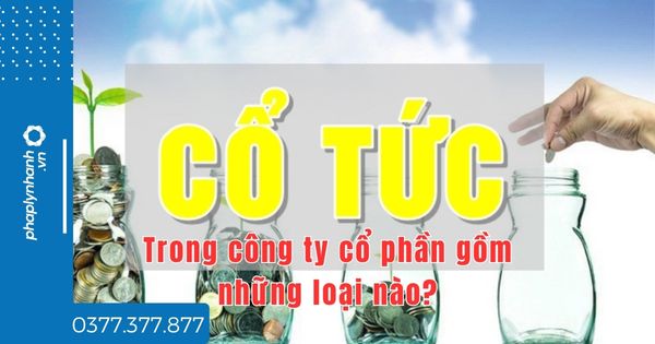 Cổ tức trong công ty cổ phần gồm những loại nào? 1 Cổ tức trong công ty cổ phần gồm những loại nào - tư vấn hỗ trợ pháp lý nhanh