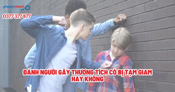 Đánh người gây thương tích có bị tạm giam hay không? 1 Đánh người gây thương tích có bị tạm giam hay không - Tư vấn, hỗ trợ pháp lý nhanh