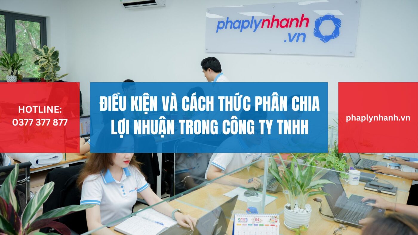 Điều kiện và cách thức phân chia lợi nhuận trong Công ty TNHH 1 Điều kiện và cách thức phân chia lợi nhuận trong Công ty TNHH - Tư vấn hỗ trợ pháp lý nhanh