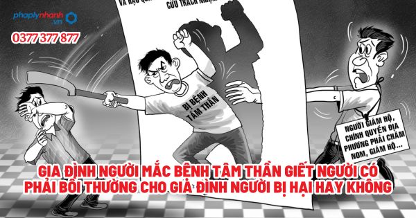 Gia đình người mắc bệnh tâm thần giết người có phải bồi thường cho gia đình người bị hại hay không? 1 Gia đình người mắc bệnh tâm thần giết người có phải bồi thường cho gia đình người bị hại hay không - Tư vấn, hỗ trợ pháp lý nhanh