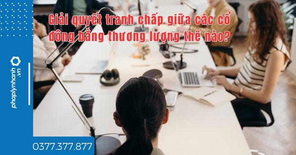 Giải quyết tranh chấp giữa các cổ đông bằng thương lượng thế nào? 1 Giải quyết tranh chấp giữa các cổ đông bằng thương lượng thế nào - tư vấn hỗ trợ pháp lý nhanh