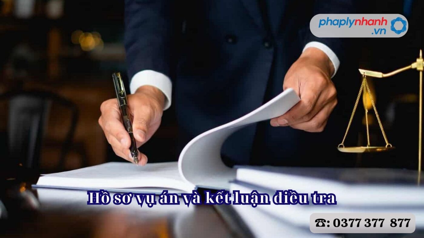 Hồ sơ vụ án và kết luận điều tra 4 Hồ sơ vụ án và kết luận điều tra - Tư vấn, hỗ trợ pháp lý nhanh