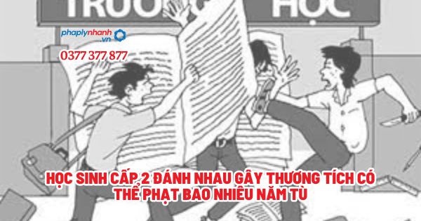 Học sinh cấp 2 đánh nhau gây thương tích có thể phạt bao nhiêu năm tù? 1 Học sinh cấp 2 đánh nhau gây thương tích có thể phạt bao nhiêu năm tù - Tư vấn, hỗ trợ pháp lý nhanh