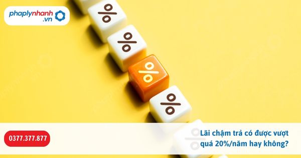Lãi chậm trả có được vượt quá 20%/năm hay không? 1 Lãi chậm trả có được vượt quá 20%năm hay không-Hỗ trợ, tư vấn pháp lý nhanh