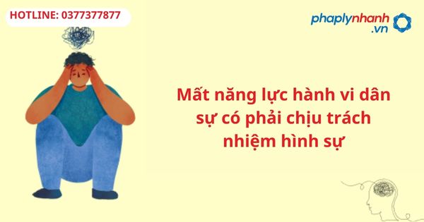 Mất năng lực trách nhiệm hình sự có phải chịu trách nhiệm hình sự 1 Mất năng lực trách nhiệm hình sự có phải chịu trách nhiệm hình sự