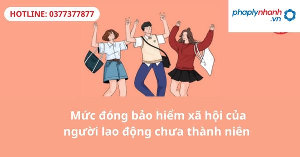 Mức đóng bảo hiểm xã hội của người lao động chưa thành niên 1 Mức đóng bảo hiểm xã hội của người lao động chưa thành niên