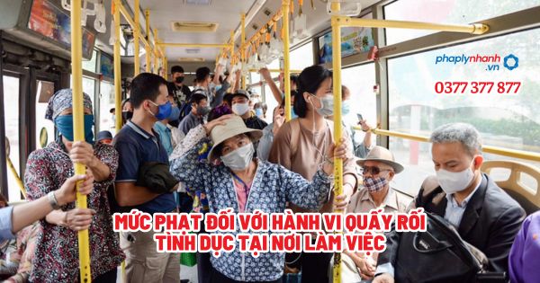 Mức phạt đối với hành vi quấy rối tình dục tại nơi làm việc? 1 Mức phạt đối với hành vi quấy rối tình dục tại nơi làm việc - Tư vấn, hỗ trợ pháp lý nhanh
