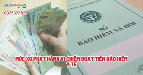 Mức xử phạt hành vi chiếm đoạt tiền bảo hiểm y tế? 1 Mức xử phạt hành vi chiếm đoạt tiền bảo hiểm y tế - Tư vấn, hỗ trợ pháp lý nhanh